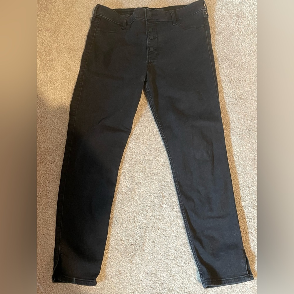 Hollister High Rise Crop Jeans Legging